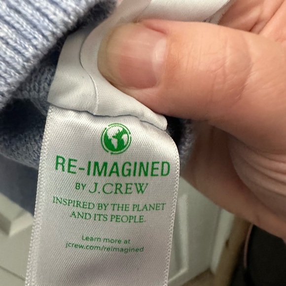 J.Crew 3x blue cardigan balloon sleeve - Picture 10 of 13